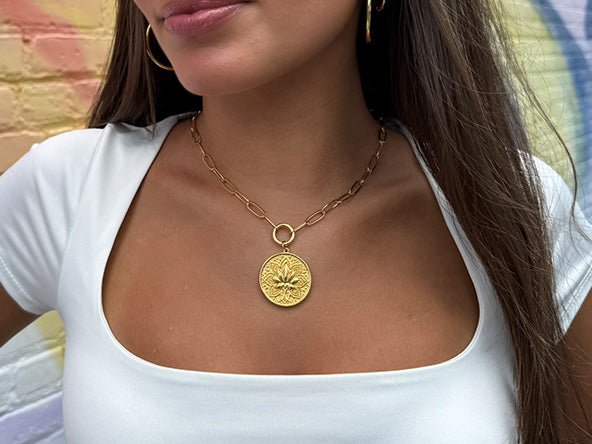 Sacred Lotus Medallion | LINK, design your own