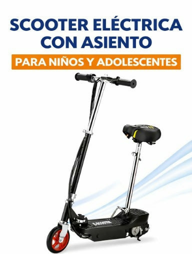 SCOOTER ELÉCTRICA ALTURA GRADUABLE PARA NIÑOS Y ADOLESCENTES