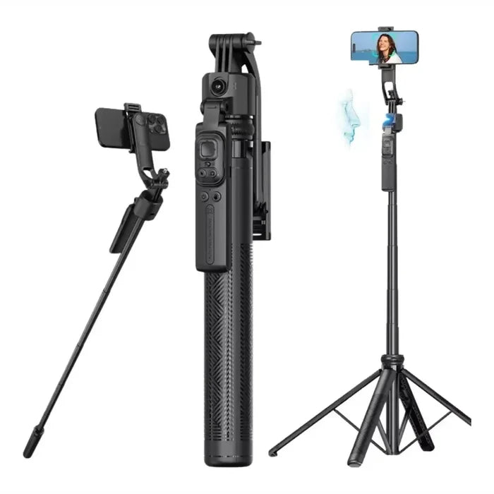 SELFIE TRIPODE PARA CELULAR RECONOCIMIENTO FACIAL IA GYMBAL