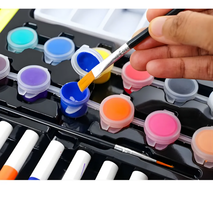 SET ARTES PINTURA DIBUJO CAPIBARA NIÑOS KIT DE PINTURA 82PCS CAPIBARA