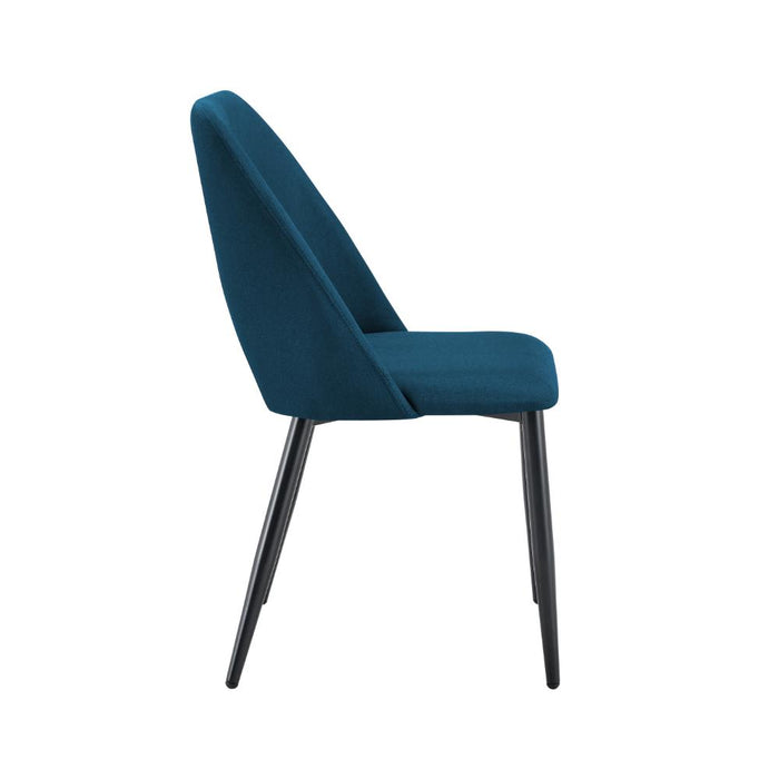 Set de 2 Sillas Urban, Color Azul, Con espaldar y diseño Moderno