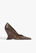Siena Leather Pump 5 Animal Print Snake - Schutz Shoes