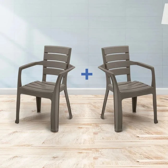 Silla Barú con Brazos Mocca