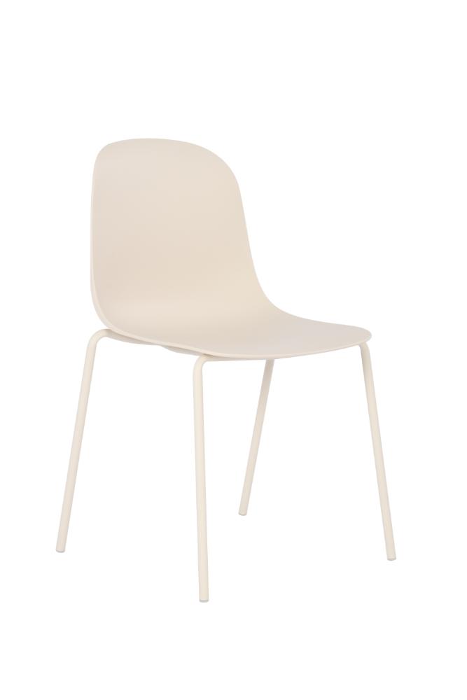 Silla Comedor Minimalista Aira II, Color Blanco, diseño moderno