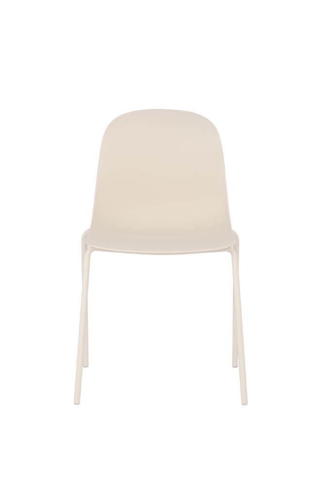 Silla Comedor Minimalista Aira II, Color Blanco, diseño moderno