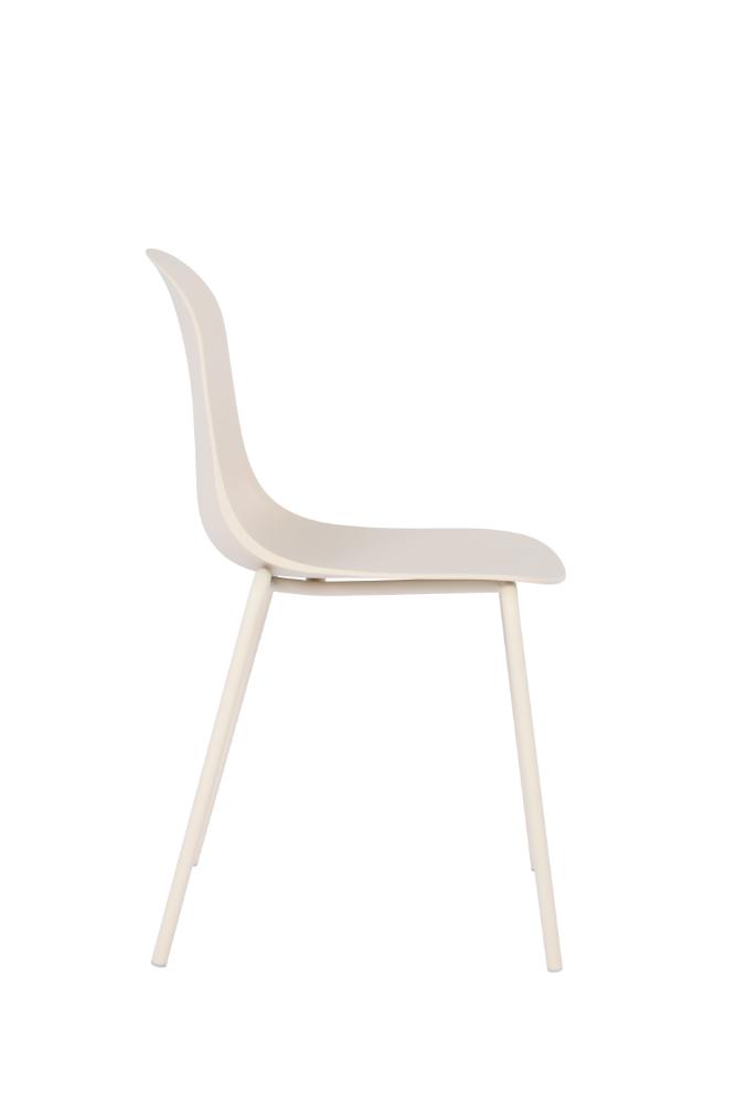 Silla Comedor Minimalista Aira II, Color Blanco, diseño moderno