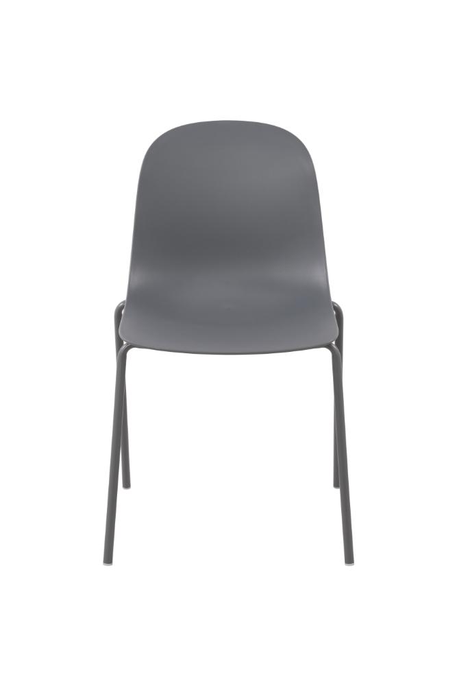 Silla Comedor Minimalista Aira II, Color Gris Oscuro, diseño moderno