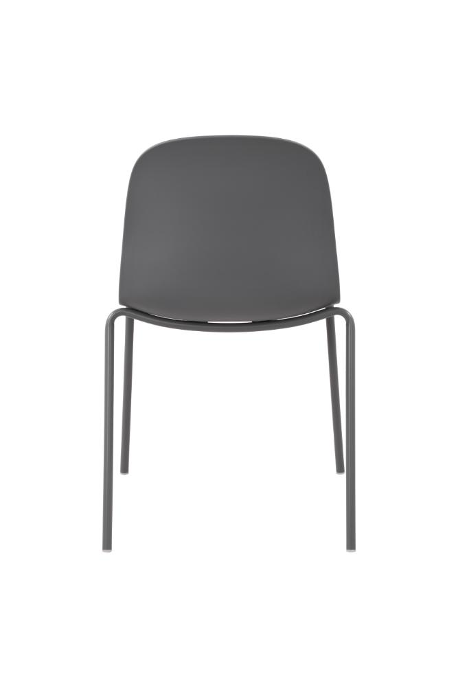 Silla Comedor Minimalista Aira II, Color Gris Oscuro, diseño moderno