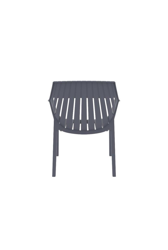Silla con Brazos Arena, Gris Oscuro, con espaldar y diseño moderno