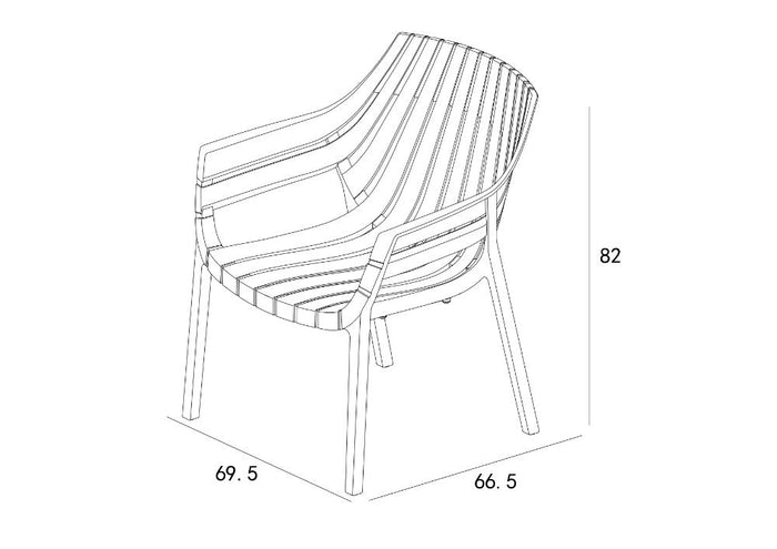 Silla con Brazos Arena, Negro, con espaldar y diseño moderno