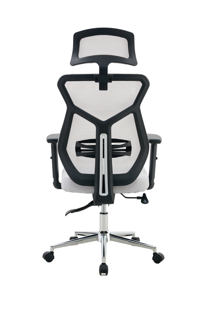 Silla de Escritorio Prime, Gris, ergonómica con altura ajustable