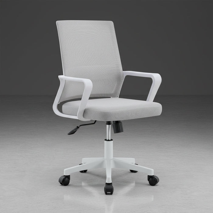Silla de Escritorio Regal, Gris, ergonómica con reposabrazos