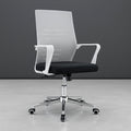 Silla de Escritorio Vertex, Gris, ergonómica con reposabrazos
