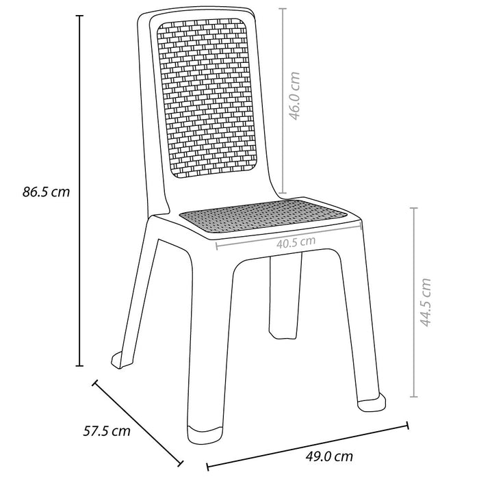 Silla Eterna Sin Brazos Wengue