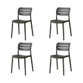 Silla Harriman, Negro, Con medio espaldar y diseño minimalista X4