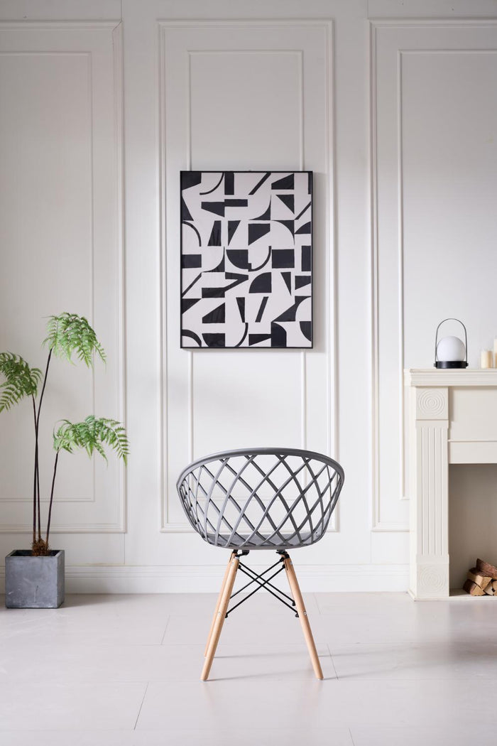 SILLA OASIS CON BRAZOS, COLOR GRIS, CON ESPALDAR