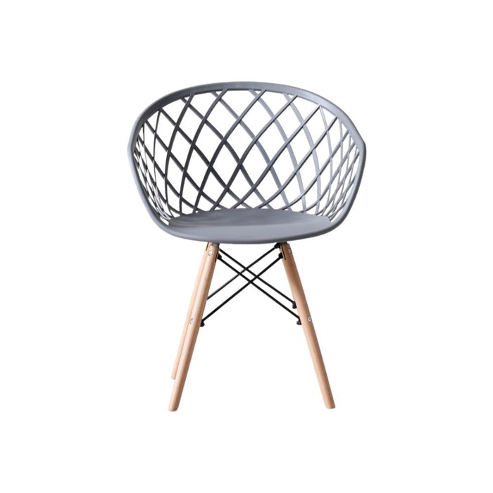 SILLA OASIS CON BRAZOS, COLOR GRIS, CON ESPALDAR