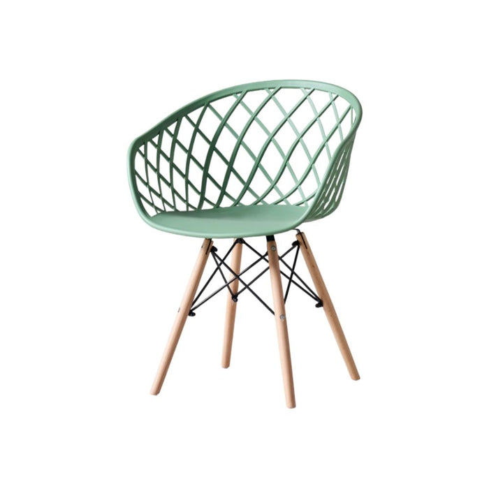 SILLA OASIS CON BRAZOS, COLOR VERDE OLIVO, CON ESPALDAR