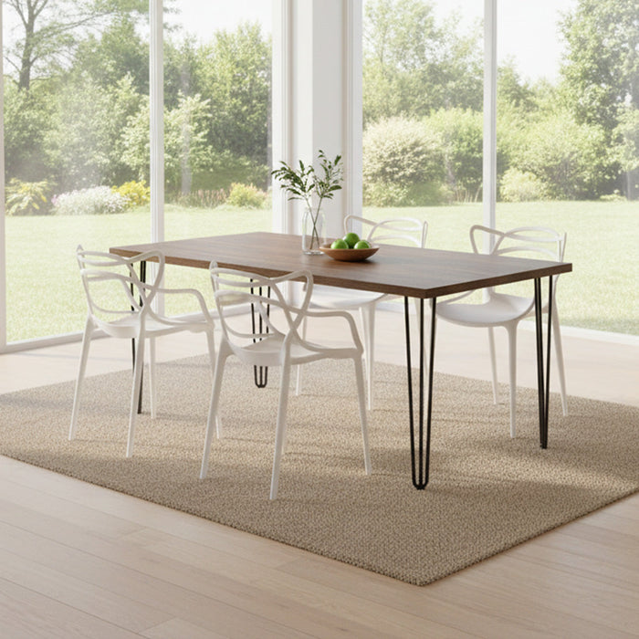 Silla Sumi, Color Blanco, Con espaldar y diseño Moderno X4