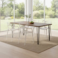 Silla Sumi, Color Blanco, Con espaldar y diseño Moderno X4
