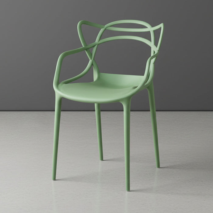 Silla Sumi, Color Verde, Con espaldar y diseño Moderno