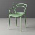 Silla Sumi, Color Verde, Con espaldar y diseño Moderno