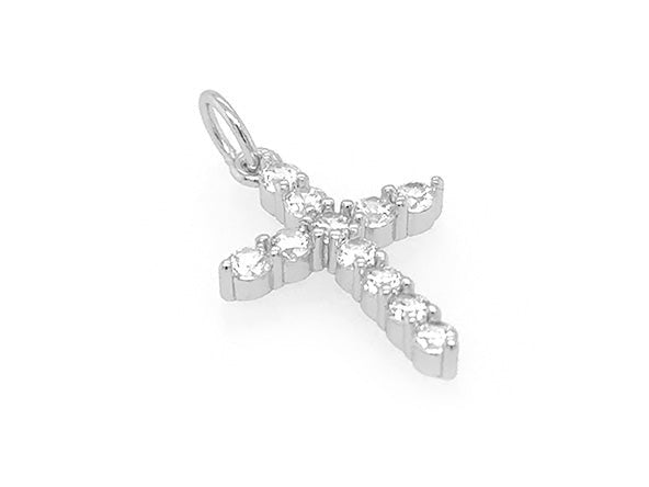 Small Sparkling Cross Pendant | LINK, design your own
