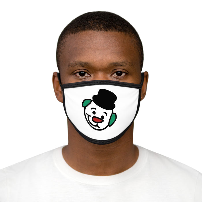 Snowman Face Mask — Cute Holiday Cartoon Mask with Top Hat