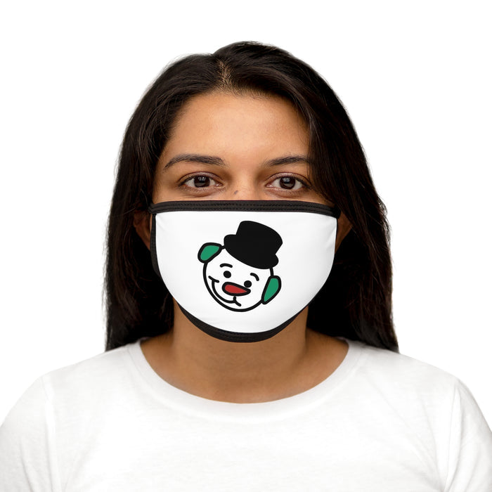 Snowman Face Mask — Cute Holiday Cartoon Mask with Top Hat