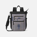 A Sherpani Soleil Passport Anti-theft Multi-Wear Travel Bag, front view showing lockable pockets on white backdrop. #color_passport-print