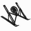 SOPORTE AJUSTABLE LAPTOP PORTÁTIL 1 VENTILADORES BASE PC NEGRO