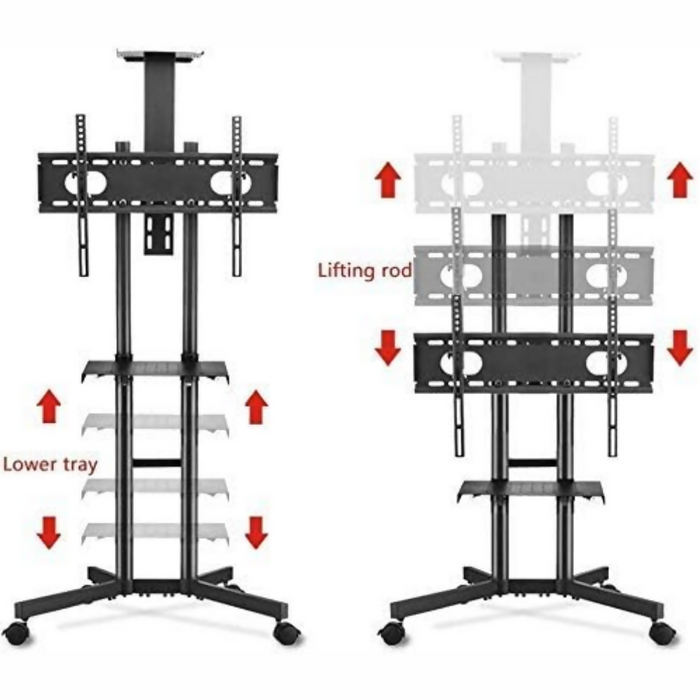 SOPORTE DE PEDESTAL PARA TV 32 A 65 ALTURA AJUSTABLE A1600