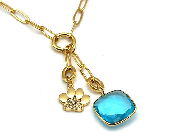 Sparkling Paw Pendant | LINK, design your own