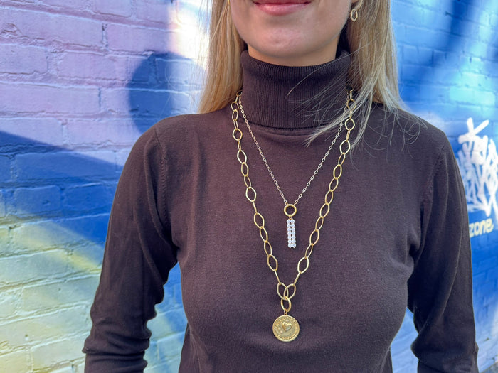 Sparkling Rectangle Pendant | LINK, design your own