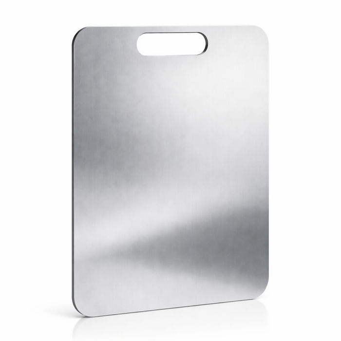 TABLA DE CORTAR ACERO INOXIDABLE ANTIBACTERIANA PROFESIONAL 35CM COCINA RESISTENTE Y FÁCIL LIMPIEZA