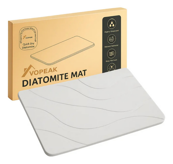 TAPETE BAÑO PIEDRA NATURAL ABSORBENTE ANTIDESLIZANTE