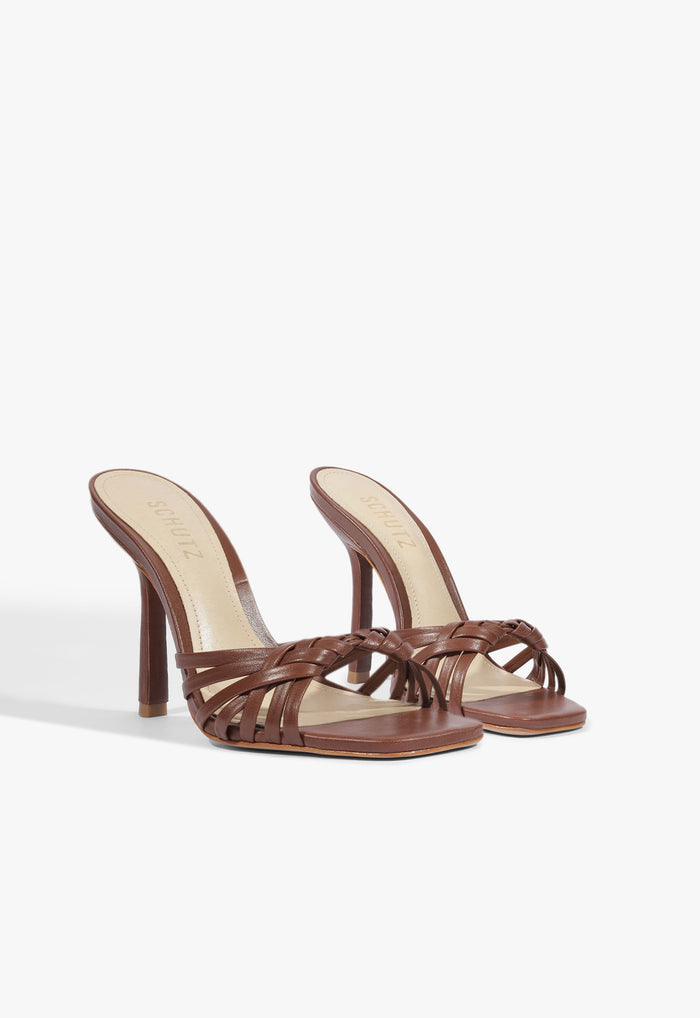 Tara Mule Leather Sandal - Schutz Shoes