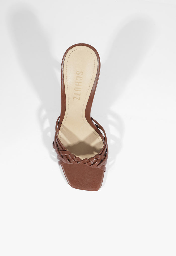 Tara Mule Leather Sandal - Schutz Shoes