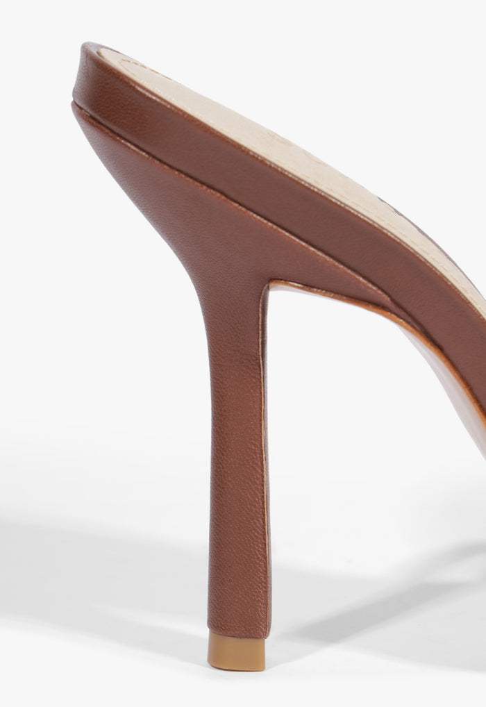 Tara Mule Leather Sandal - Schutz Shoes
