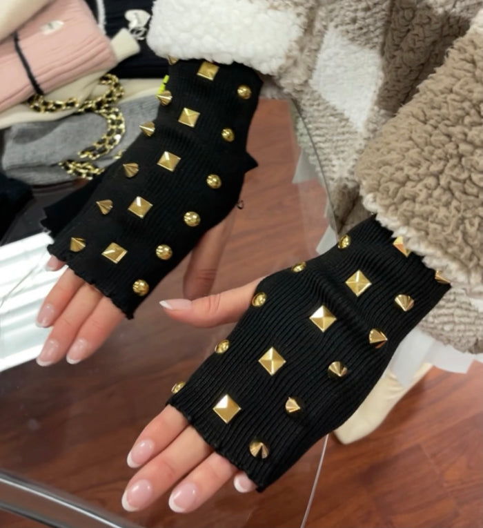 Teen Studded Gloves (or ladies with small hands)