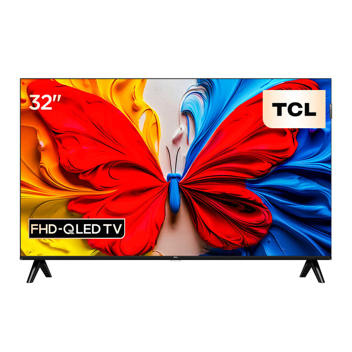 Televisor TCL 32" S5K FHD QLED, Negro