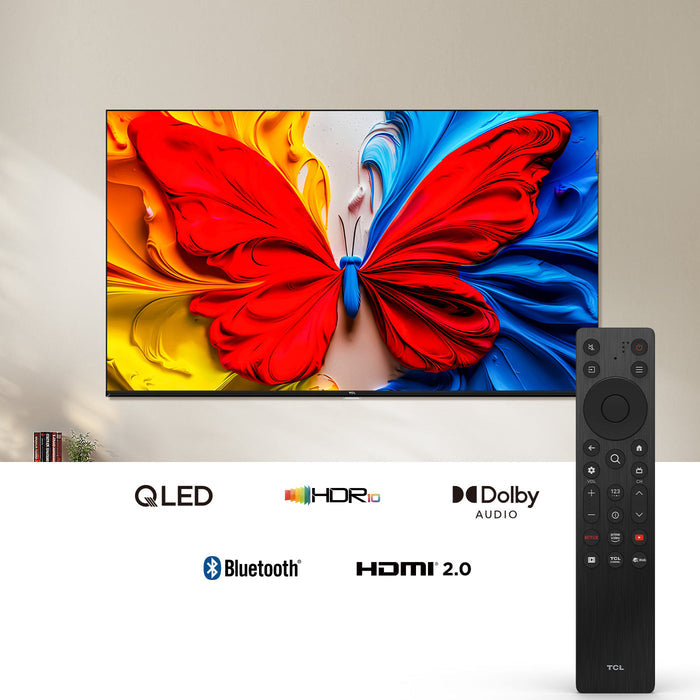 Televisor TCL 32" S5K FHD QLED, Negro