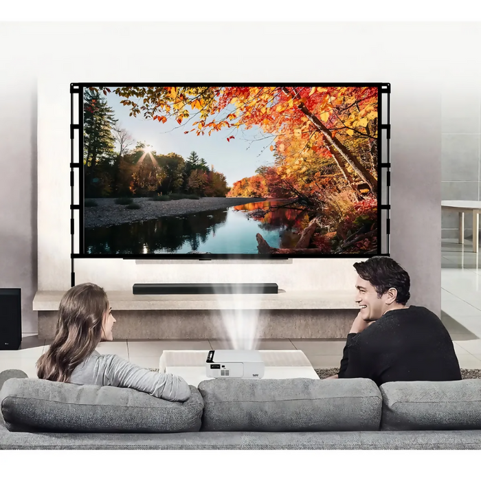 TELÓN PANTALLA PROYECTOR TOWOND 100 PULGADAS 16:9 TRÍPODE PORTÁTIL