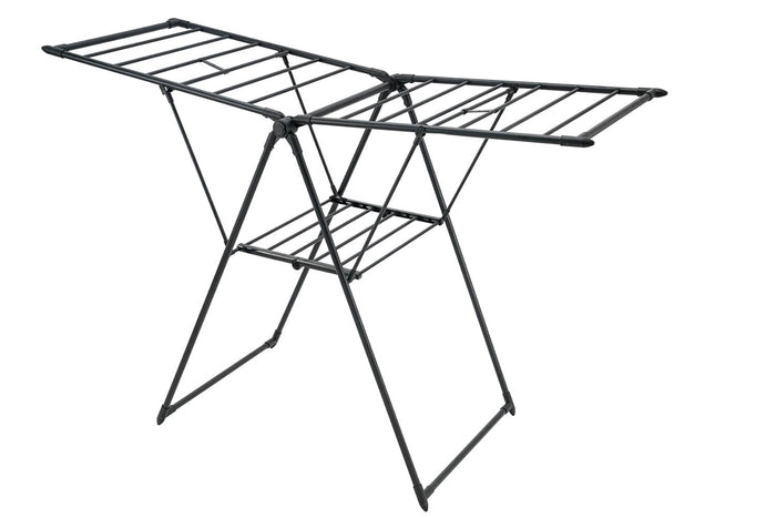Tendedero De Piso Niell, Negro, Plegable y Extendible