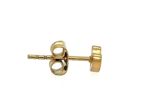 Tiny Curved Heart Stud Earrings | LINK, design your own