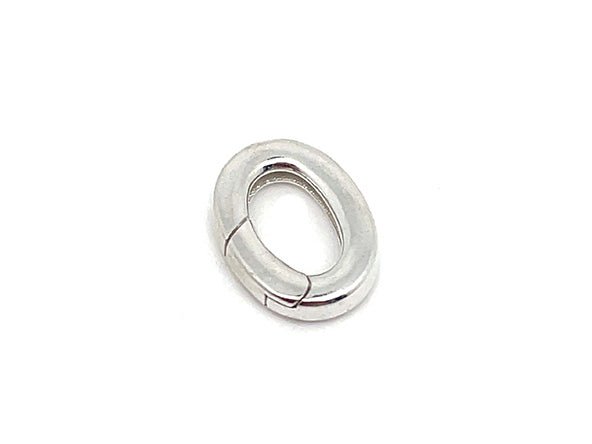 Tiny Oval Push - in Clasp | LINK, design your own