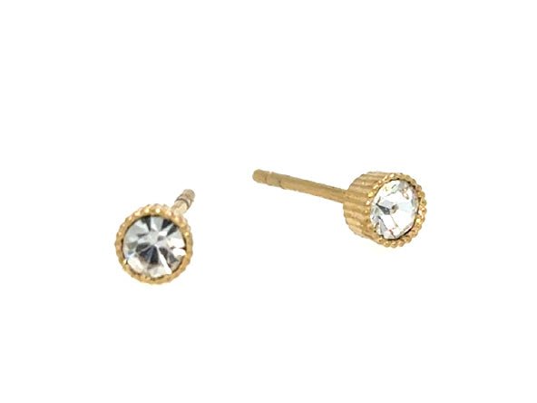 Tiny Sparkle Stud Earrings | LINK, design your own