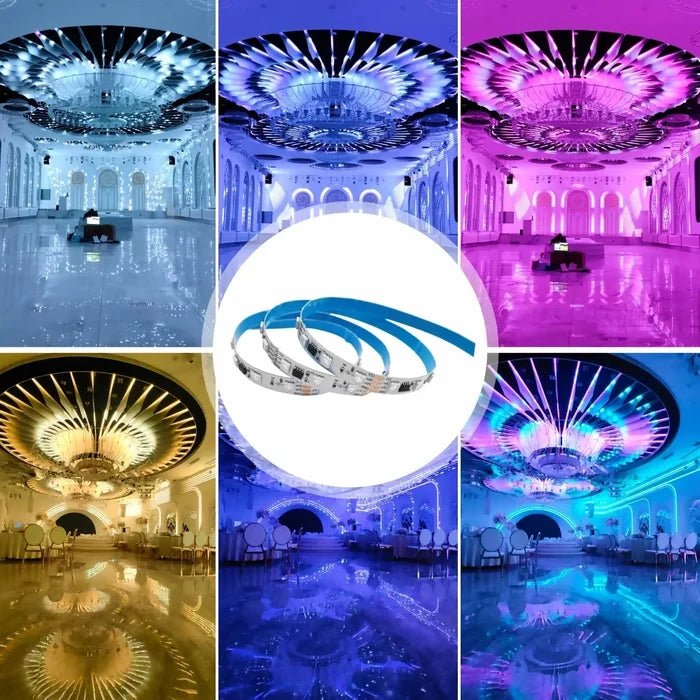 TIRA DE LUCES LED RGB 15 METROS ALEXA CONTROL DE VOZ 110V 💡✨