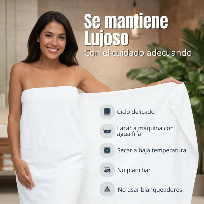 Toalla de cuerpo hotelera 100% algodon 70x140cm 500gr