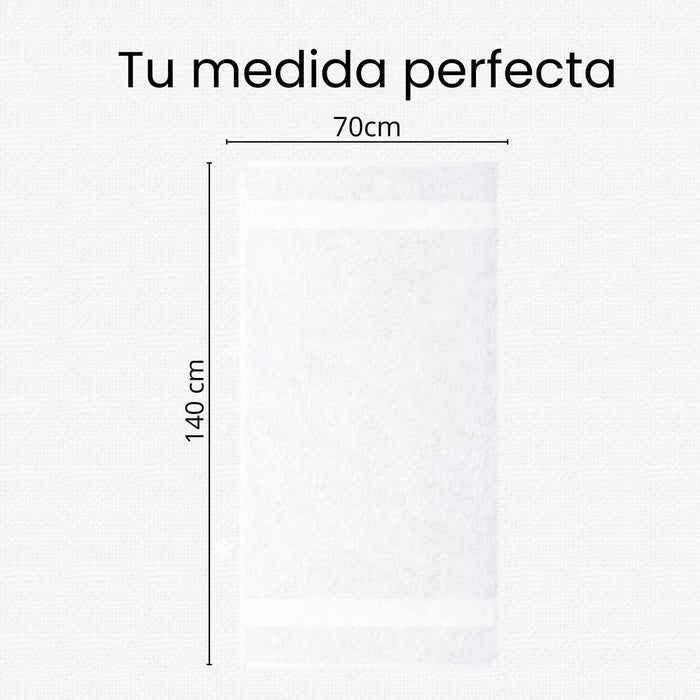 Toalla de cuerpo hotelera 100% algodon 70x140cm 500gr